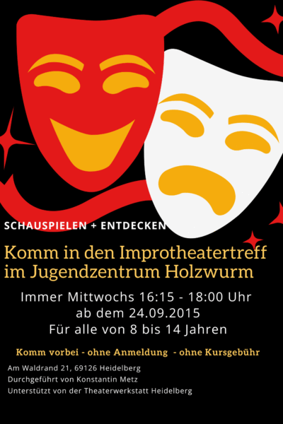 Flyer Theater Holzwurm Konstantin Metz
